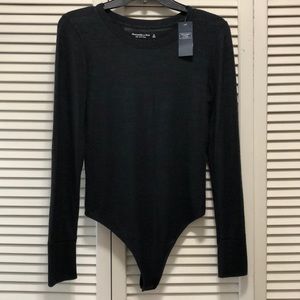Black Abercrombie Bodysuit